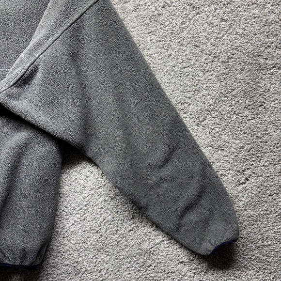 Patagonia Gray Synchilla Snap-T Fleece Long Sleeve Pullover Mens Jacket Size S - Picture 12 of 16